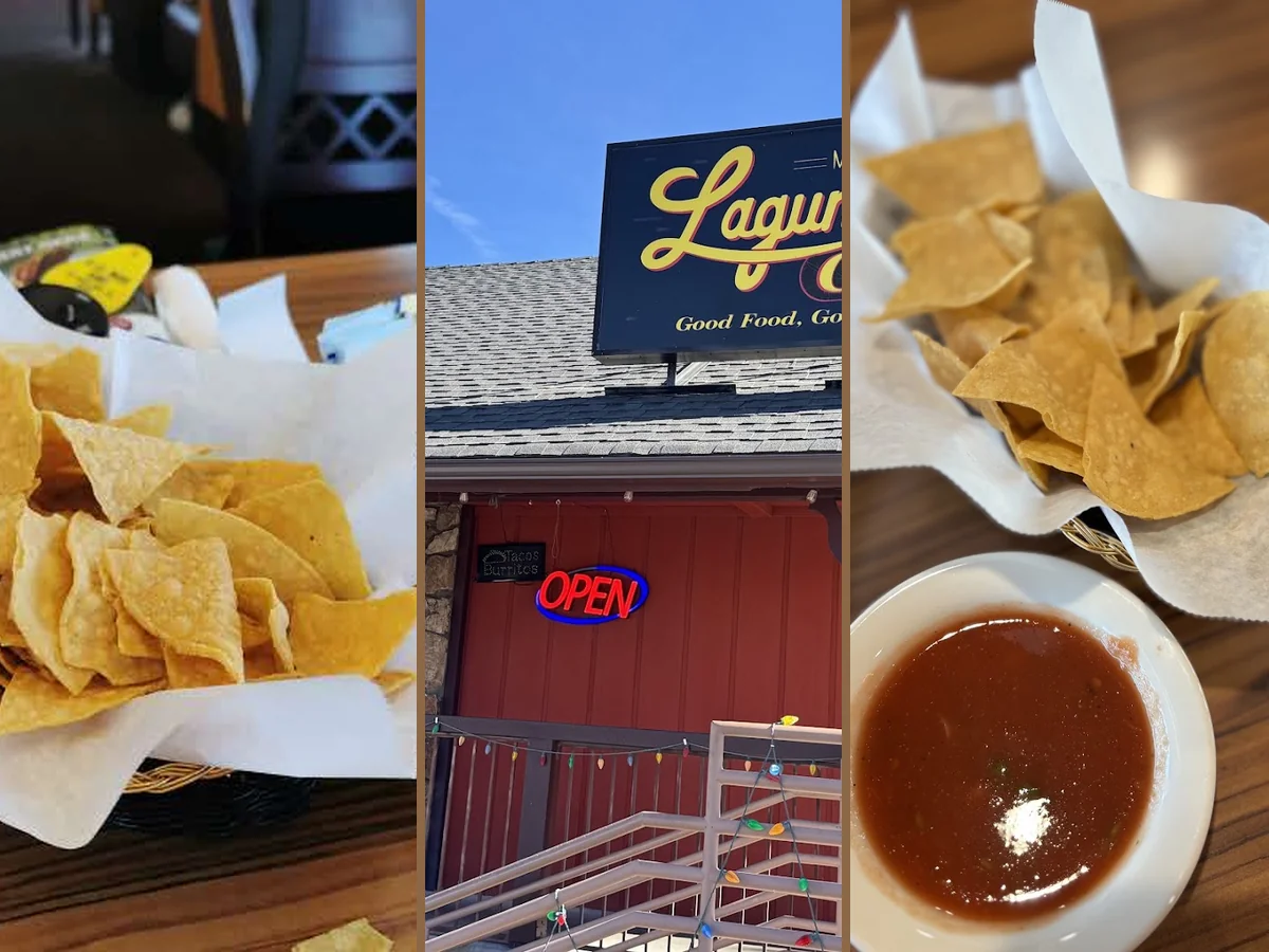 Mexican plates served in a diner-style space.